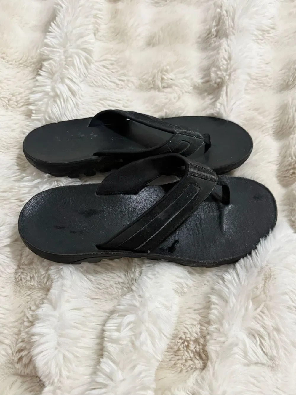Oakley Mens Ventura Flip Flop Sandals shoes black beach surf sand 9